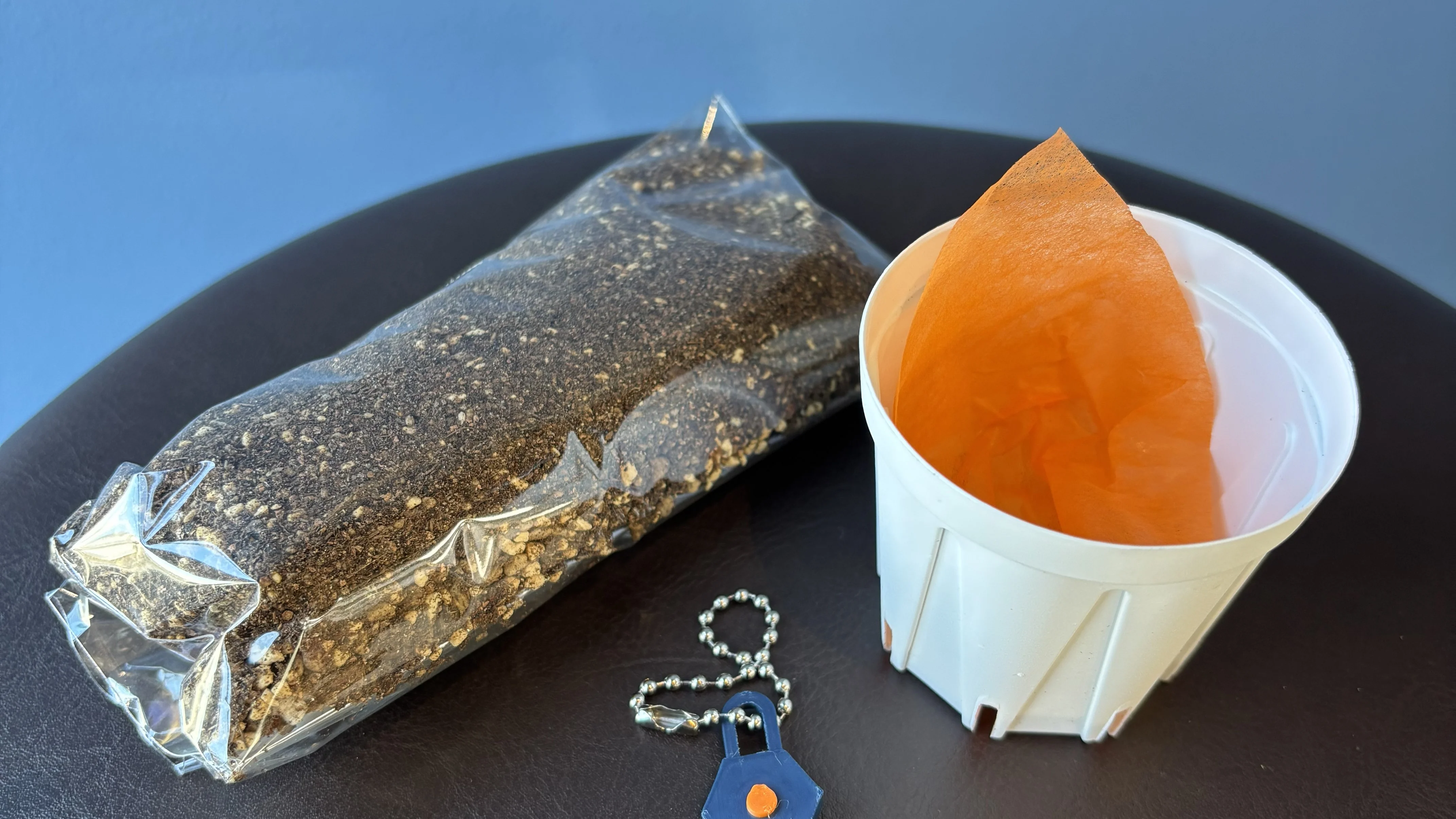多肉植物の土、キーホルダーセット　プレゼント