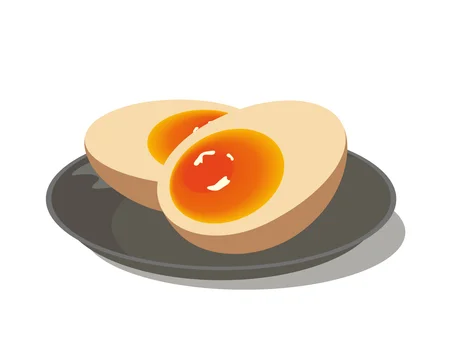 クーポン表示で味玉サービス